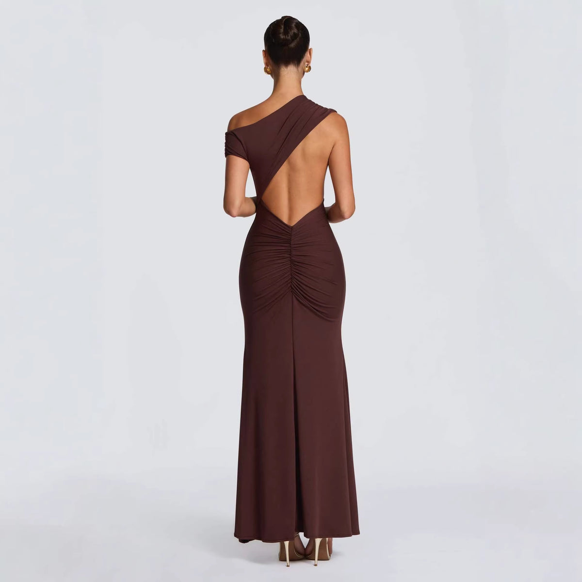 Schulterfreies Abendkleid Damen elegant für den Abend