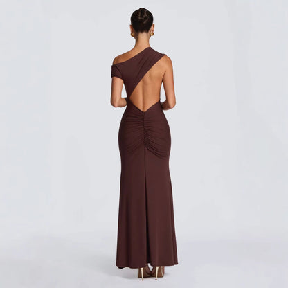 Schulterfreies Abendkleid Damen elegant für den Abend