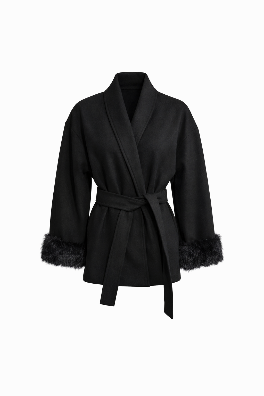 Arctic Grace Wollmantel für Damen elegant und warm