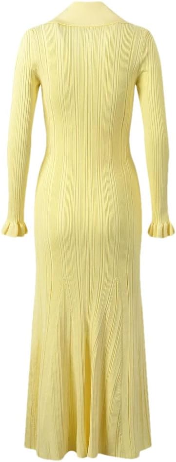 Bianca Sun Maxikleid für Damen elegant gelb Sommerkleid