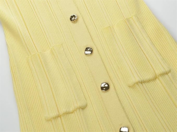 Bianca Sun Maxikleid für Damen elegant gelb Sommerkleid