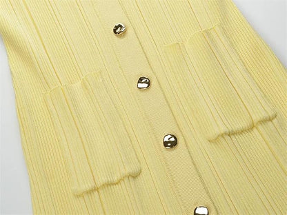 Bianca Sun Maxikleid für Damen elegant gelb Sommerkleid
