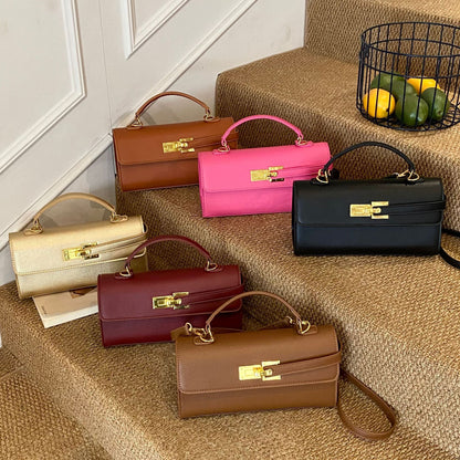 Elegante Handtasche mit Schlossverschluss für Damen