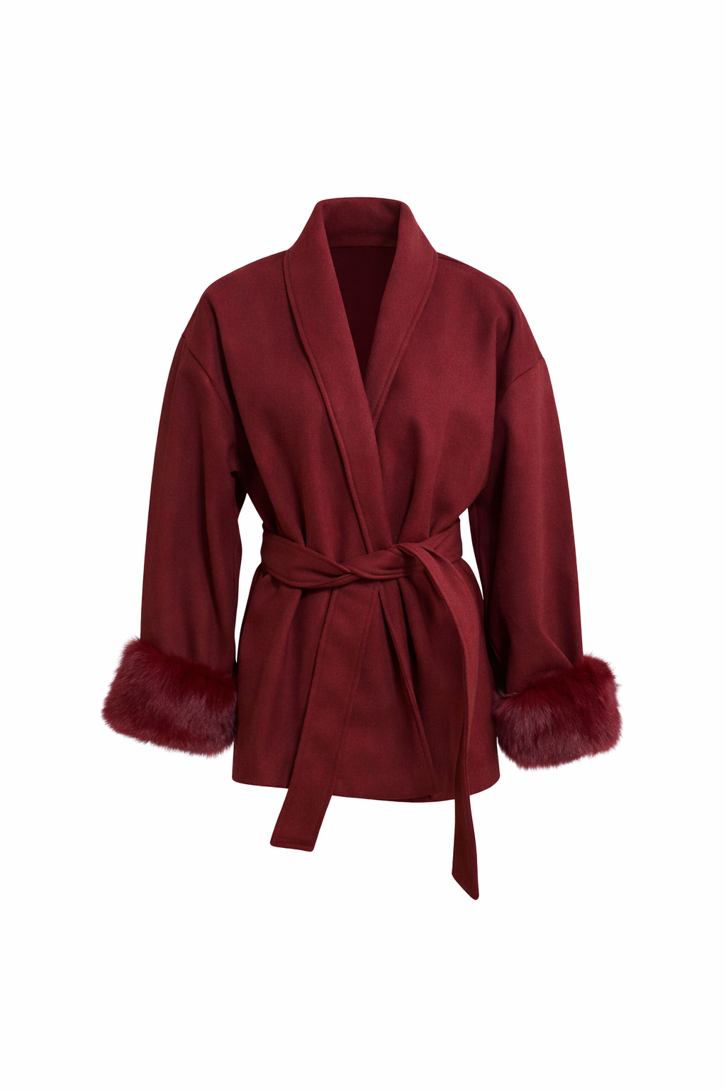 Arctic Grace Wollmantel für Damen elegant und warm