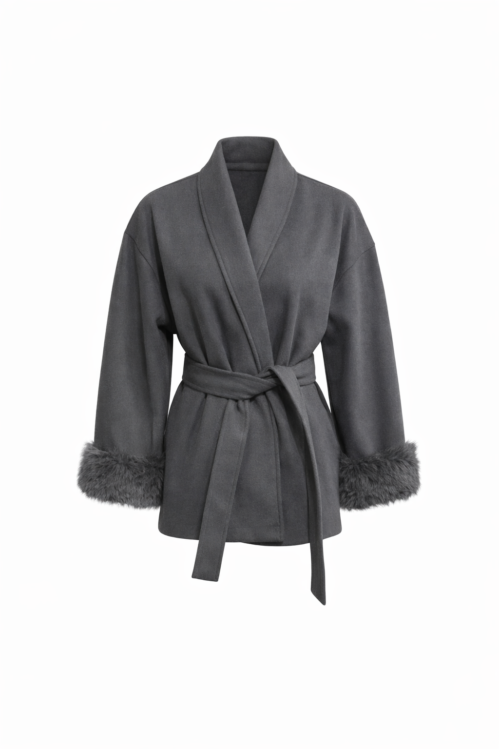 Arctic Grace Wollmantel für Damen elegant und warm
