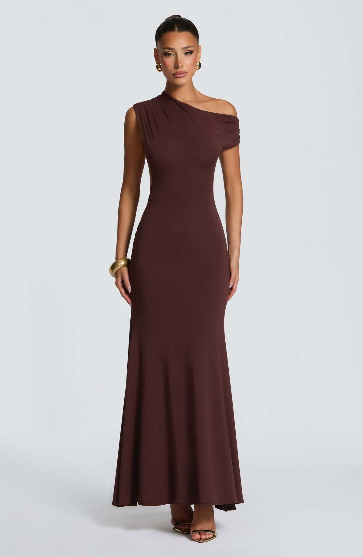 Schulterfreies Abendkleid Damen elegant für den Abend