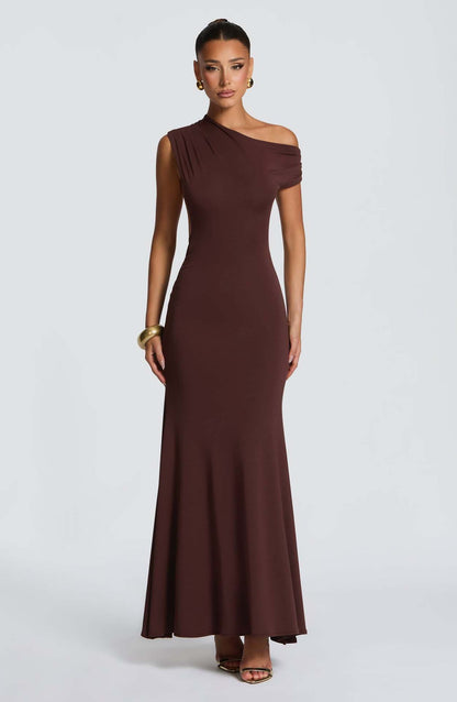 Schulterfreies Abendkleid Damen elegant für den Abend