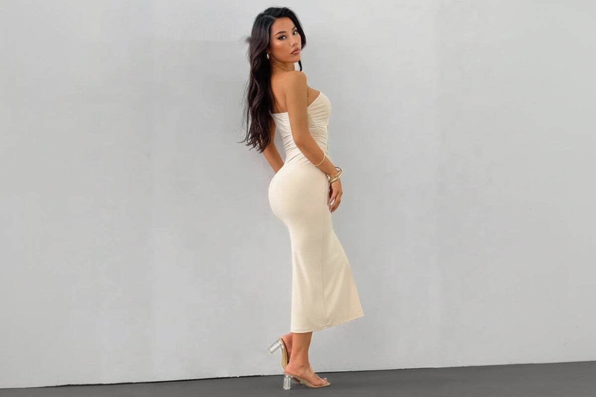 Elegantes Maxikleid mit moderner Silhouette für Damen