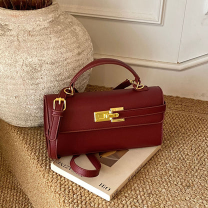 Elegante Handtasche mit Schlossverschluss für Damen